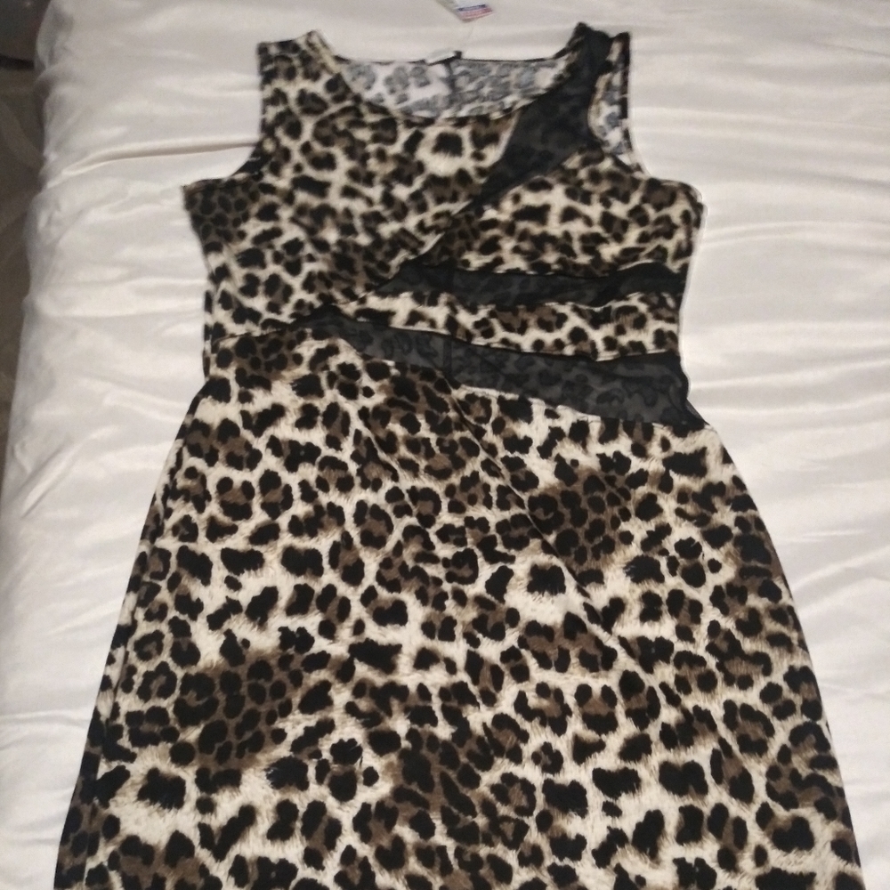 Cheetah Print Dress